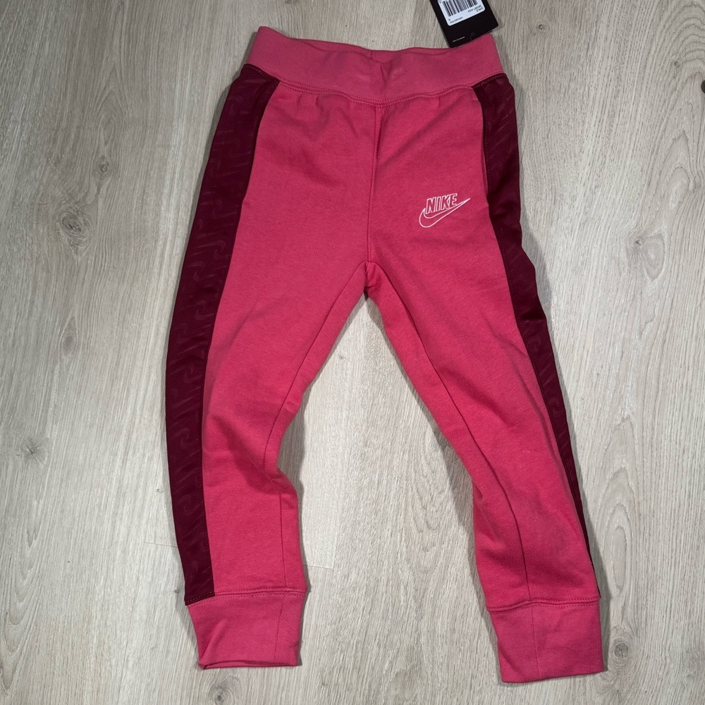 Nike Girls' Sportswear Club Fleece Icon Clash Pink Sweatpants